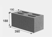 блок пустотность 30%