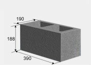 блок пустотность 40%